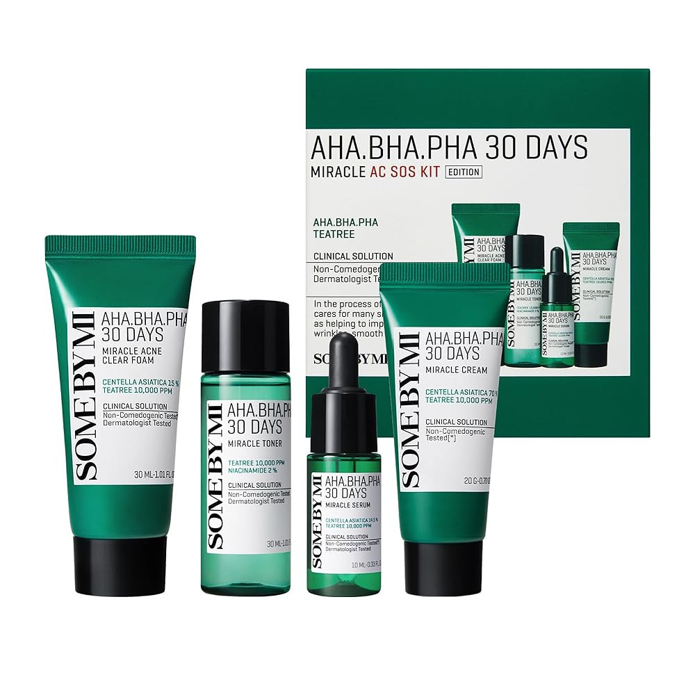 SOME BY MI AHA BHA PHA 30 Days Miracle AC SOS Kit Set packaging